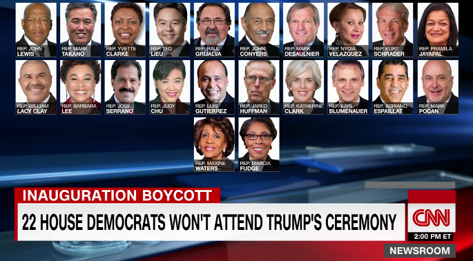 Here are the Democrats who are skipping Trump’s inauguration
