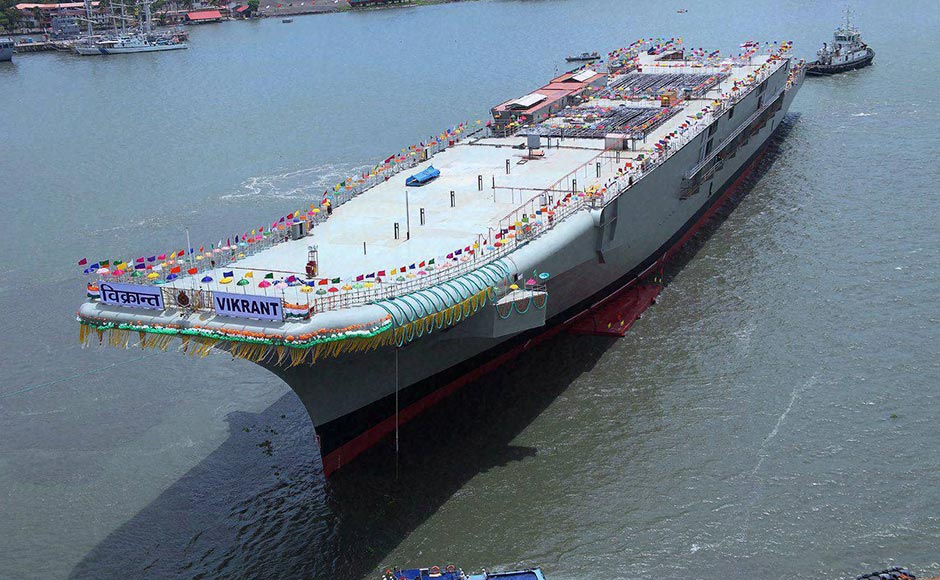Amid a rising China, the U.S. is working to turn India into an aircraft carrier power