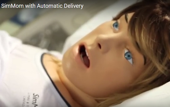Hey guys, try not to have sex with this doll: It’s a BIRTHING doll to train doctors, complete with simulated blood!