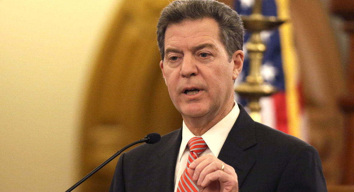 Kansas governor says he’ll take spending cuts over tax hikes any day