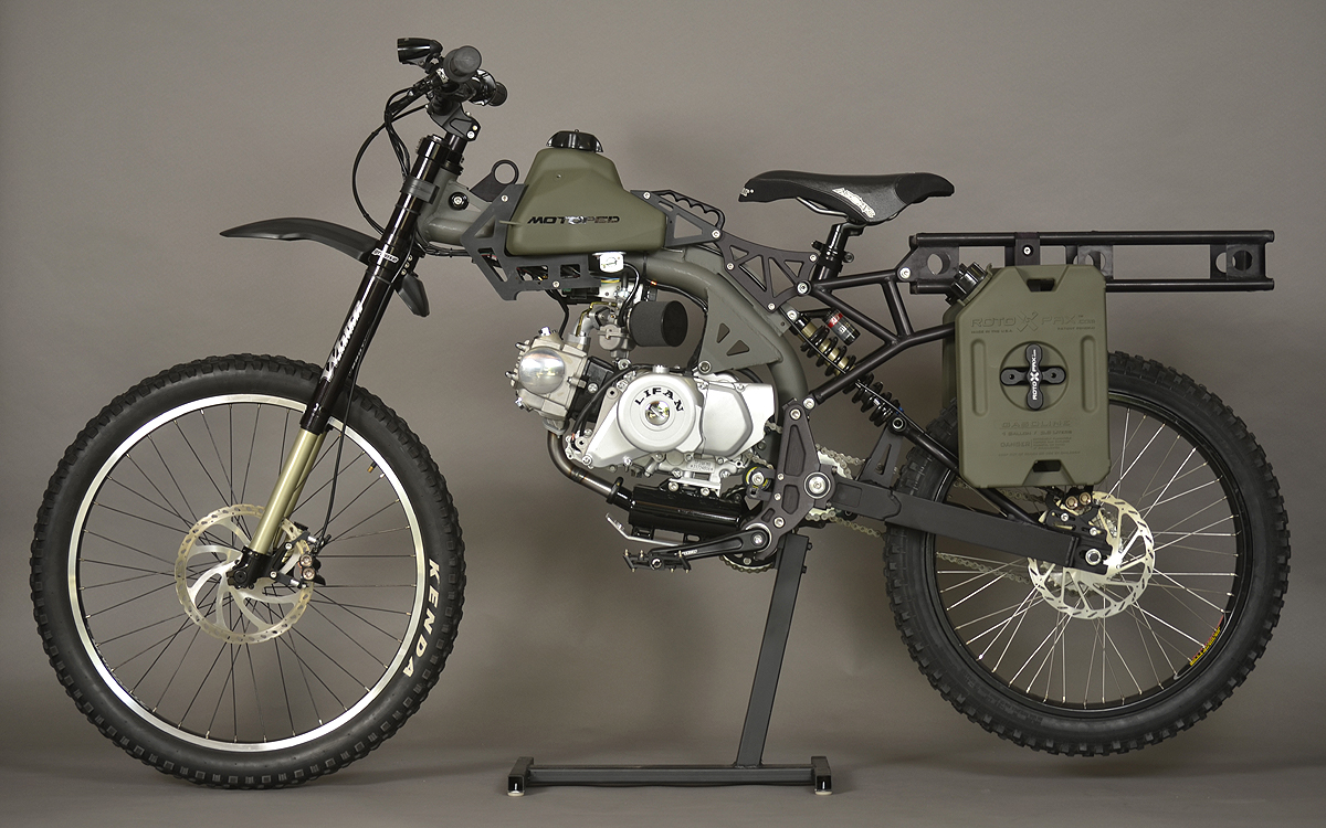 Look: This bugout MOPED can get you 500 MILES on a single gallon of gas