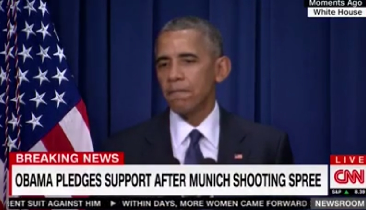 Obama Makes Joke, Laughs While Speaking of Terrorist Attack in Germany