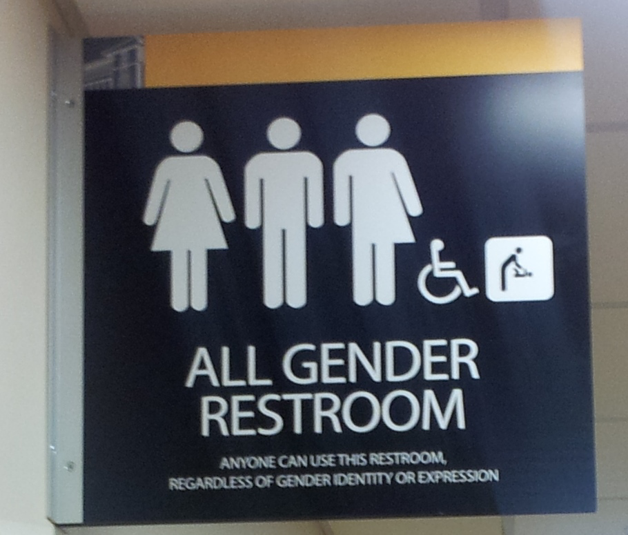 Women at the DNC now have to use the all-gender restroom