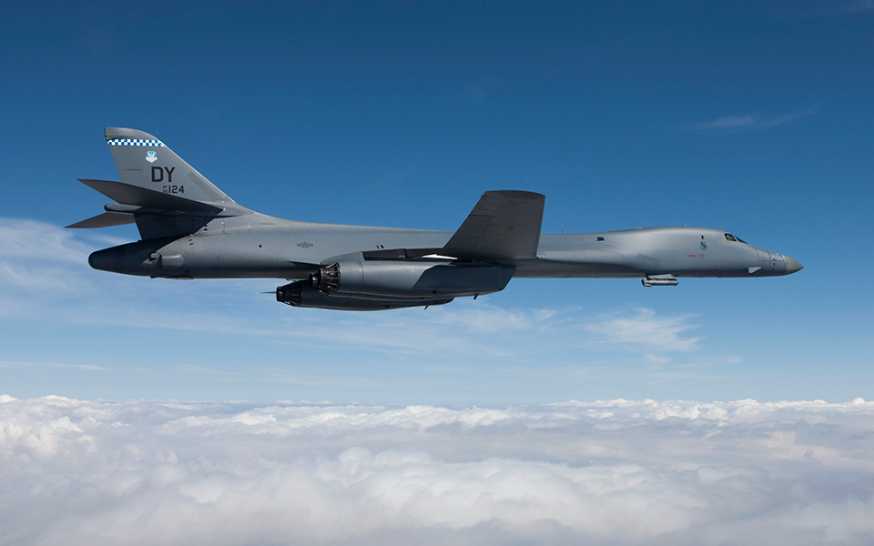 U.S. sending B-1B bombers to Guam as part of overall Asian buildup and signal to China, North Korea