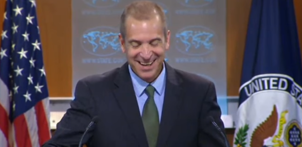 VIDEO: Government official bursts into laughter after claiming “transparency”