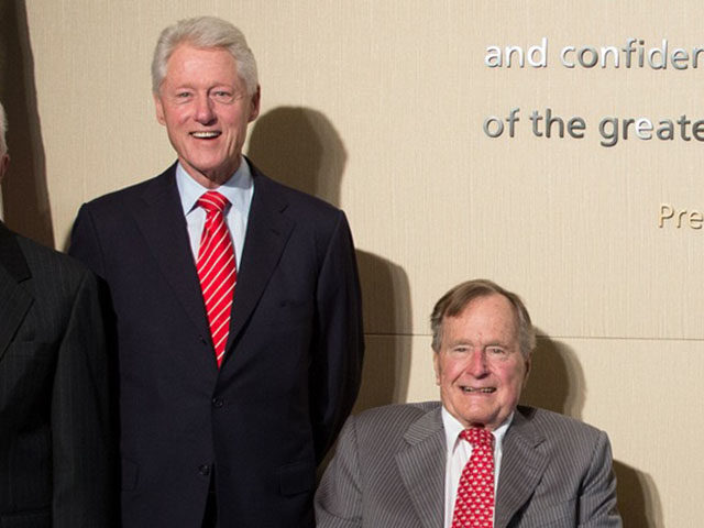 Keeping it all in the family: George H. W. Bush just endorsed “daughter-in-law” Hillary Clinton