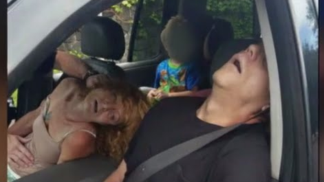 Police Post Shocking Pictures Of Adults Who Overdosed With 4-Year-Old In Vehicle