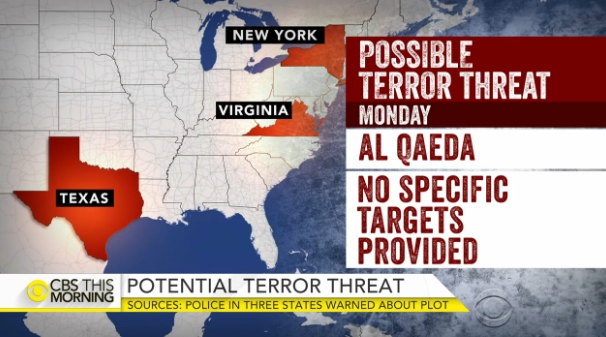 Sources: U.S. intel warning of possible al Qaeda attacks in U.S. Monday