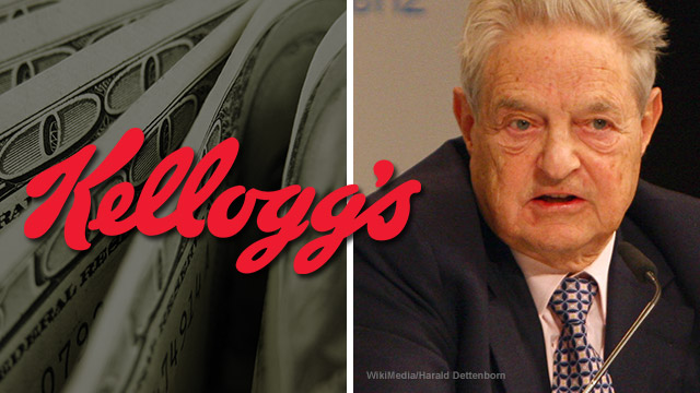 Kellogg’s found to have financial ties to the money man for cop-killing left-wing HATE groups: George Soros