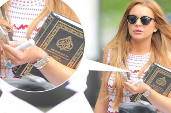 Has Lindsay Lohan converted to Islam?