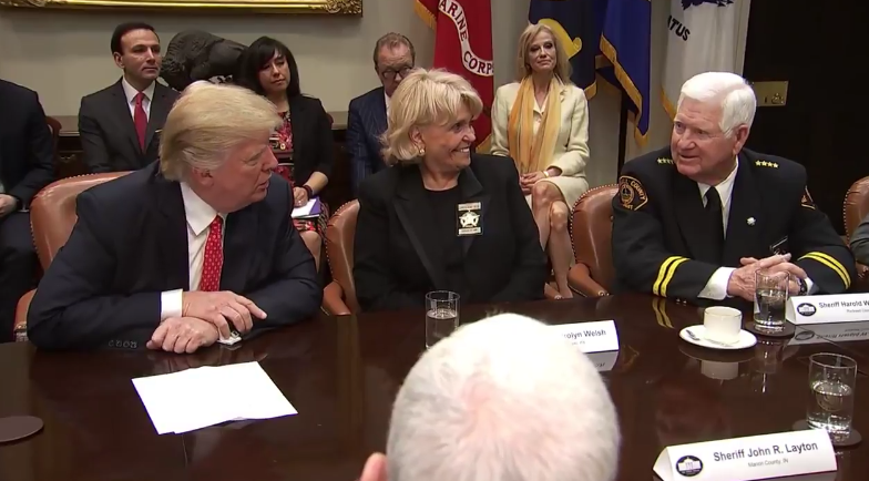 Trump Offers To “Destroy Career” Of Texas State Senator At Meeting With National Sheriffs’ Assoc.