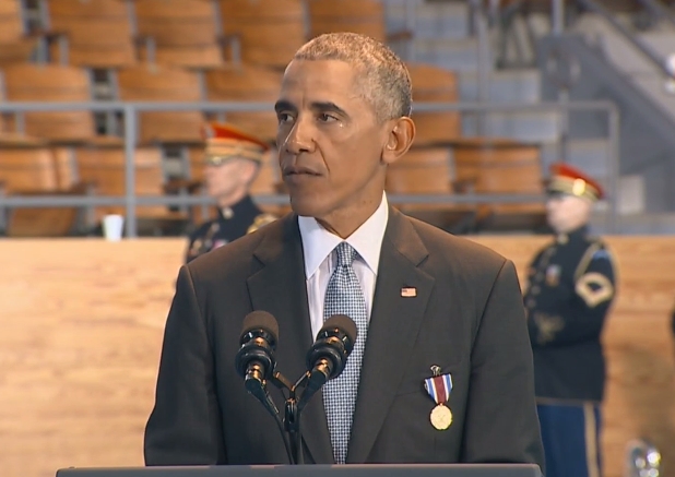 President Obama awards himself distinguished public service medal