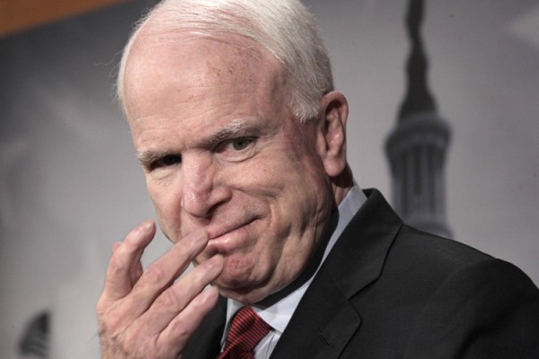 Deep Statist John McCain, who trafficked the fake Trump dossier to the FBI, makes bizarre claim about FISA memo release: “We are helping Putin”