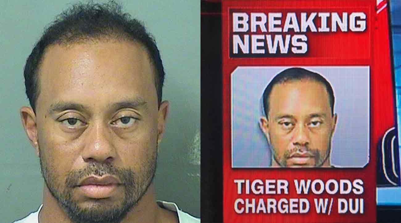 FAKE NEWS: ESPN photoshopped Tiger Woods DUI arrest photo to make him look less ragged and deranged