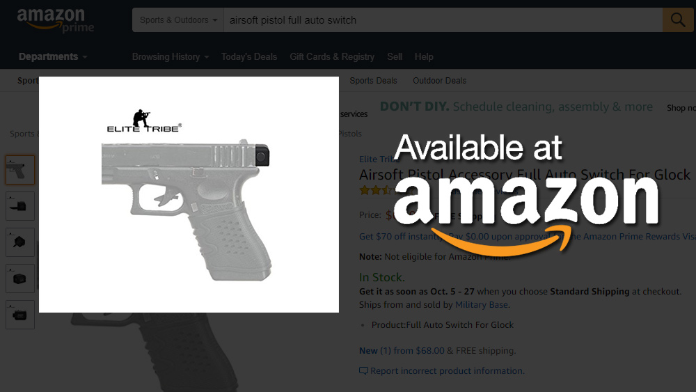 Amazon.com caught selling illegal FULL AUTO gun parts in ATF sting to convict its own customers with felony crimes