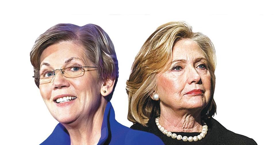 Hillary Clinton and Elizabeth Warren are indicative of a broken, corrupt political system