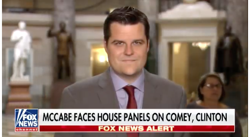 DEEP STATE: Rep. Matt Gaetz says email evidence PROVES Hillary got “special” treatment from the FBI to avoid prosecution