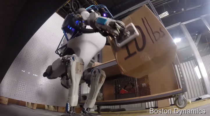Atlas, the “world’s most dynamic humanoid”, is able to run, hop, bend, and move just like a real person
