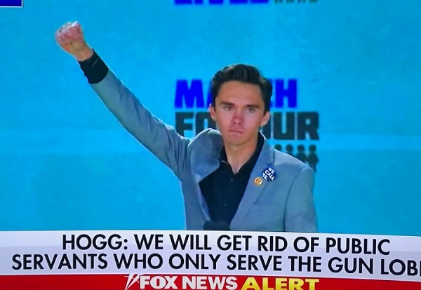 David Hogg is a foul-mouthed tyrant-in-training… and he wants to run for Congress to use government force to take away your guns