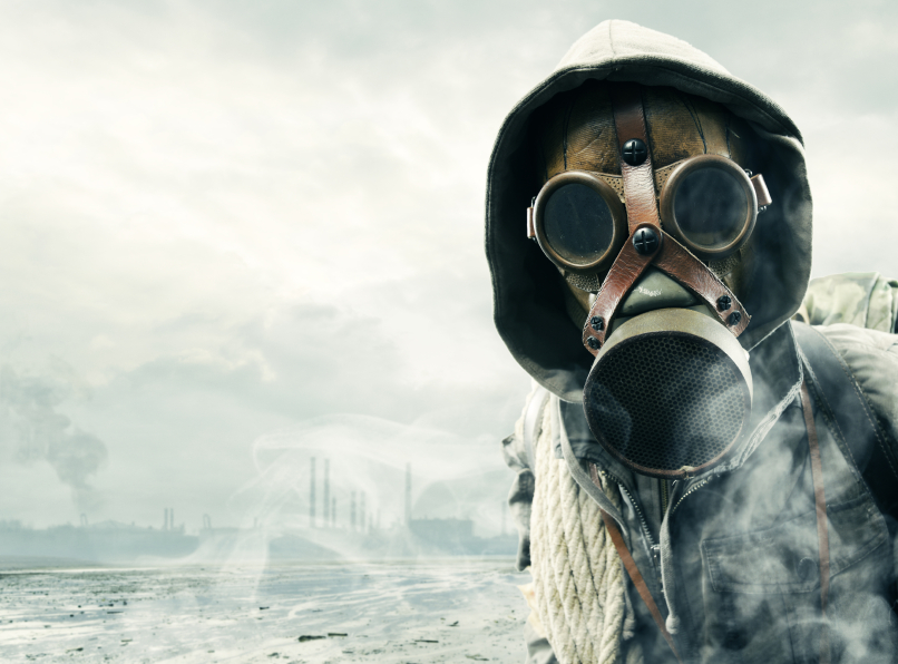 Do you have an air-purifying respirator to survive chemical attacks?