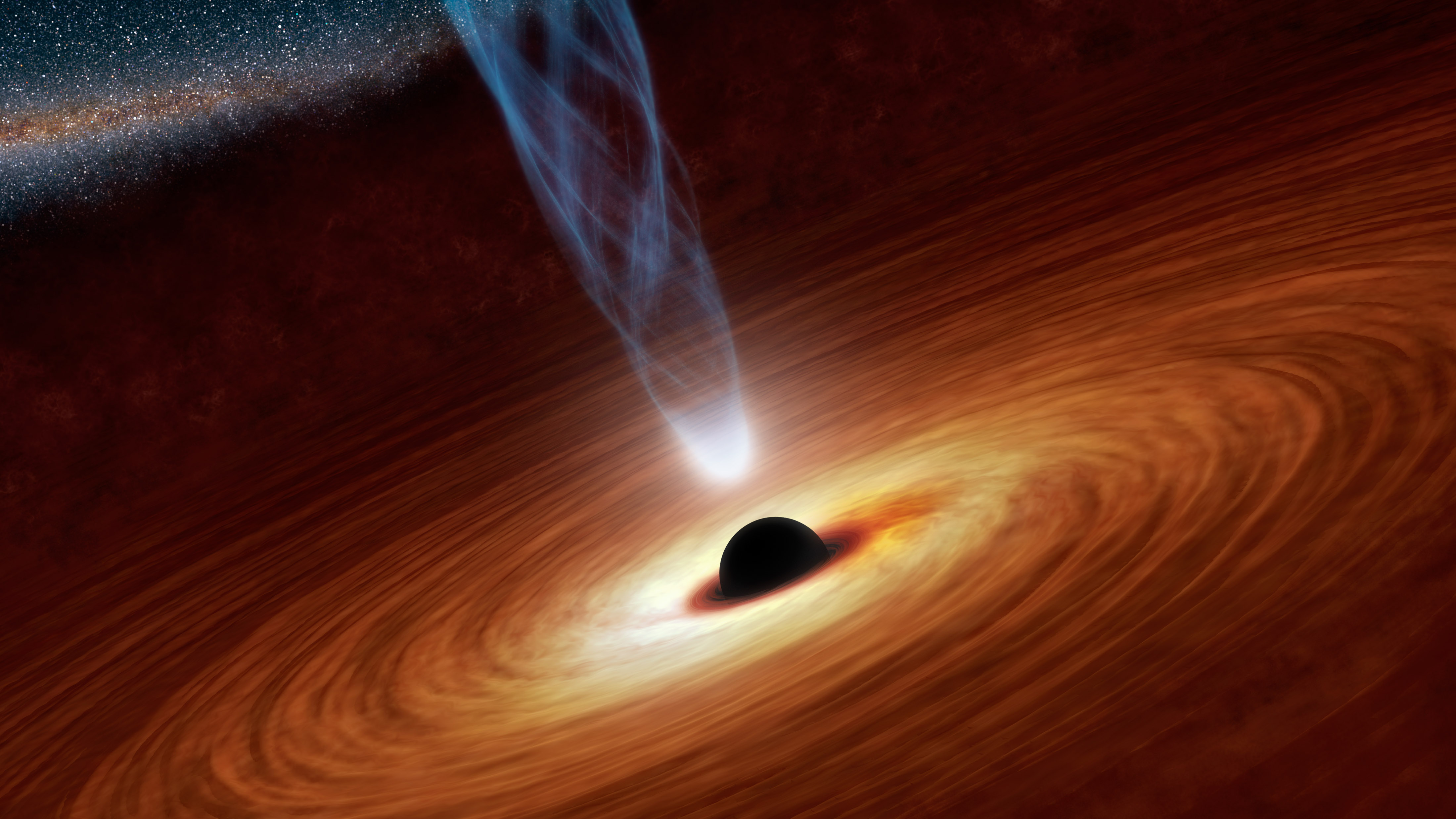 Giant black hole blasted out a jet of particles at 125 billion times the amount of energy the sun releases per year, confirms new study