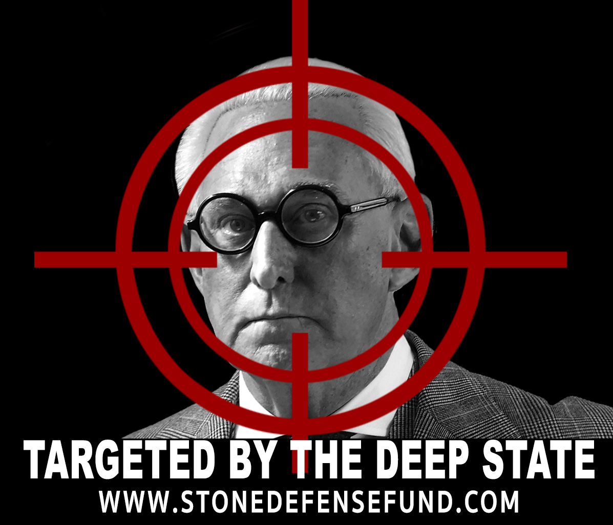 Roger Stone, American patriot targeted by an angry Robert Mueller, launches a family support fund as #NeverTrump losers attack him
