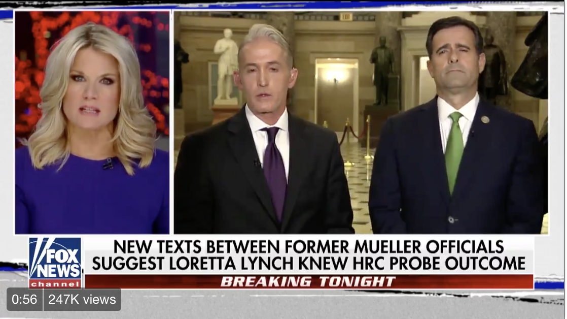 DEEP STATE: Lawmaker says text exchanges among anti-Trump FBI officials reveals existence of “SECRET society” opposed to president