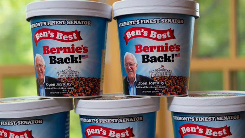 Ben & Jerry’s rolls out “Bernie Sanders” ice cream that tastes like communism (satire)