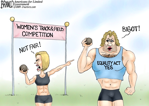 More proof that the LGBT mafia is destroying women’s sports in the name of “tolerance:” another biological man competes in female competition to ensure an easy “victory”