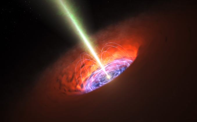 Scientists bewildered by sight of a black hole eating a star and “burping” plasma jets