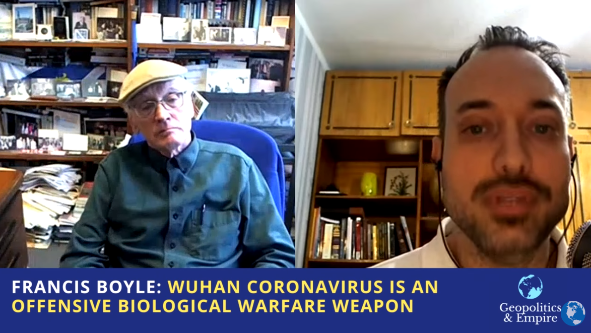 In explosive interview, author of Bioweapons Act Dr. Francis Boyle confirms coronavirus is an “offensive biological warfare weapon”