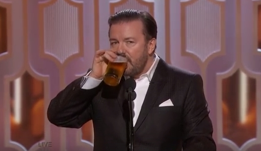 Ricky Gervais destroys Hollywood hypocrisy at Golden Globes, calls out lying actors for fake outrage politics
