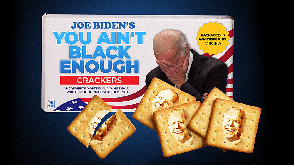 Joe Biden announces “You Ain’t Black Enough” CRACKERS as fundraiser for his campaign (satire)