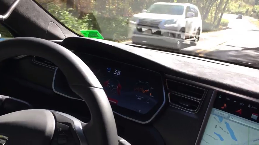 Tesla deploys in-car cameras to spy on its own drivers