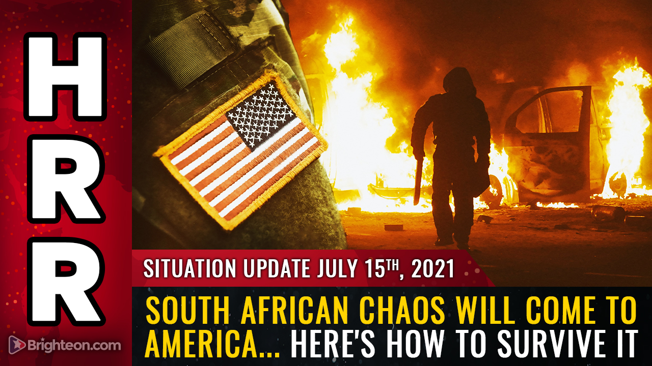 South African CHAOS will come to America… farms burn, power infrastructure destroyed, rule of law in total collapse… here’s how to survive it all
