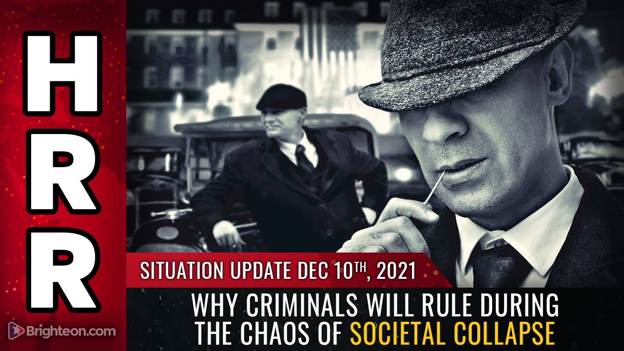 CRIMINALS will rule during the CHAOS of societal collapse… psychological SHOCK coming to the oblivious masses who have never seen raw violence, desperation and ANARCHY