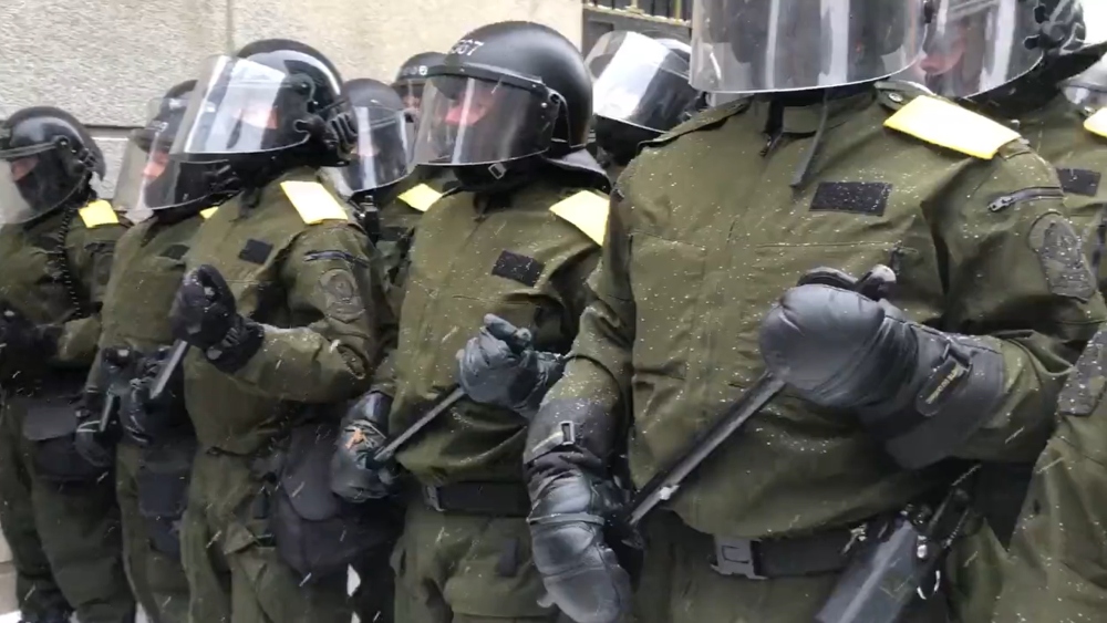 Tyranny spreads in Canada as police now cover names, badge numbers on uniforms to evade identification as they brutally assault peaceful protesters