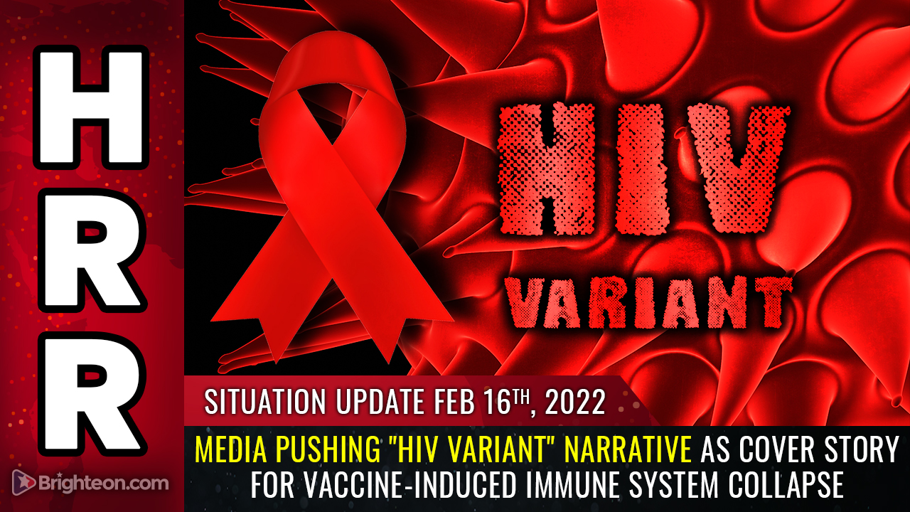 Media pushing “HIV variant” narrative as cover story for vaccine-induced immune system collapse
