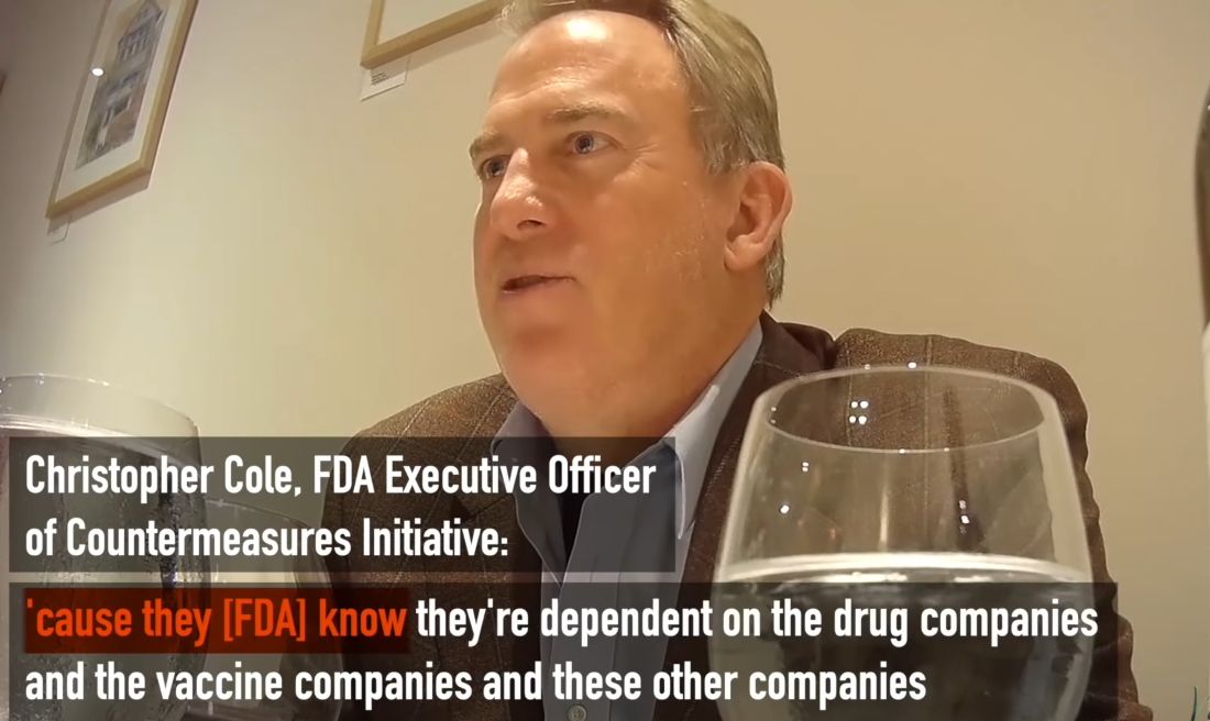 FDA executive reveals truth about agency’s extremely close ties to Big Pharma in undercover video