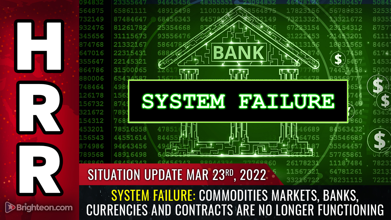 SYSTEM FAILURE: Commodities markets, banks, currencies and contracts begin breaking down… and the consequences will be catastrophic