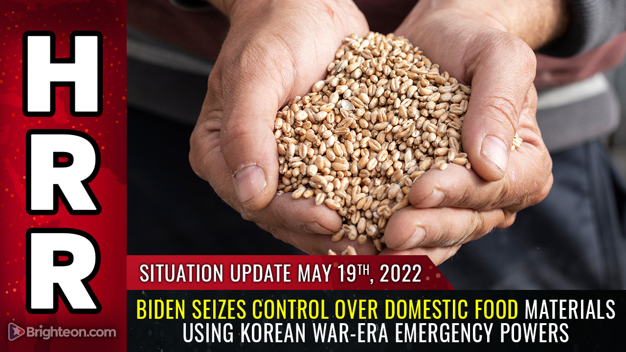 Biden SEIZES control over domestic food materials using Korean War-era emergency powers