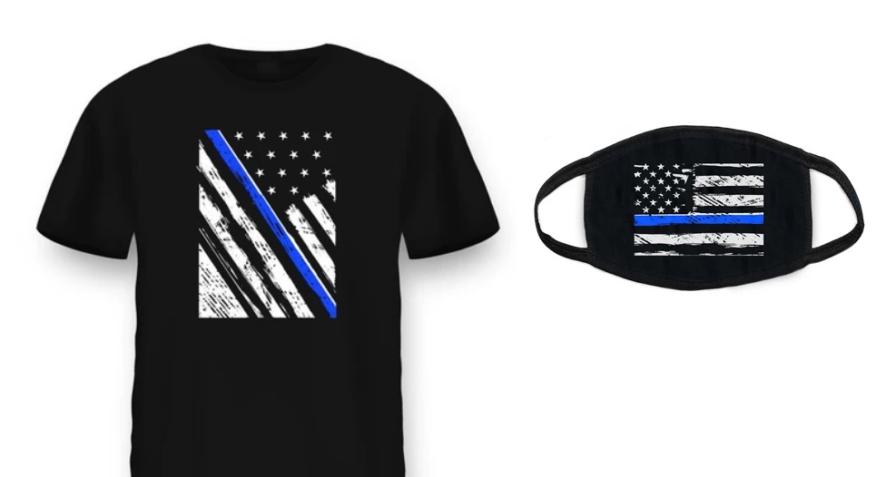 Health Ranger Store launches PRO-POLICE “Thin Blue Line” T-shirts and masks – declare your support for COPS who keep us SAFE